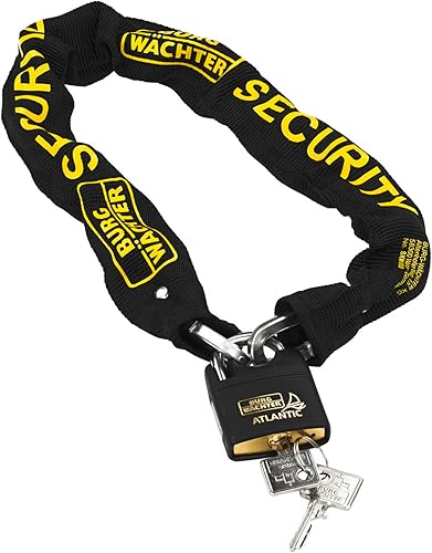 Burg Wächter Gehärtete Vierkantkette, 90 cm Länge, Stärke: 8 mm, SKM 8/90 - Cheap-Us