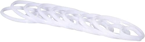 f-tronic 7410003 f Fixierungs-Clip für Rohre und Kabel, FClip, Inhalt: 50, Stück, Weiß - Cheap-Us