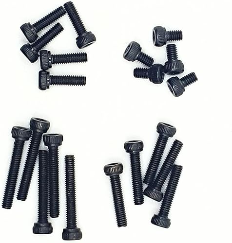 M4x14 DIN912 Zylinderkopfschraube Stahl 12,9 schwarz brüniert Gewindeschrauben 200 Stück Schraube Zylinderkopf - Cheap-Us