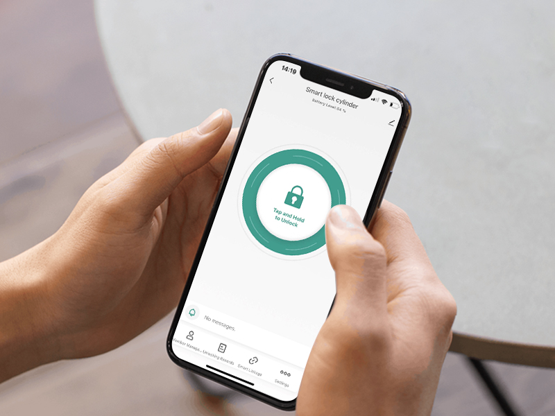 fingerabdruck türschloss