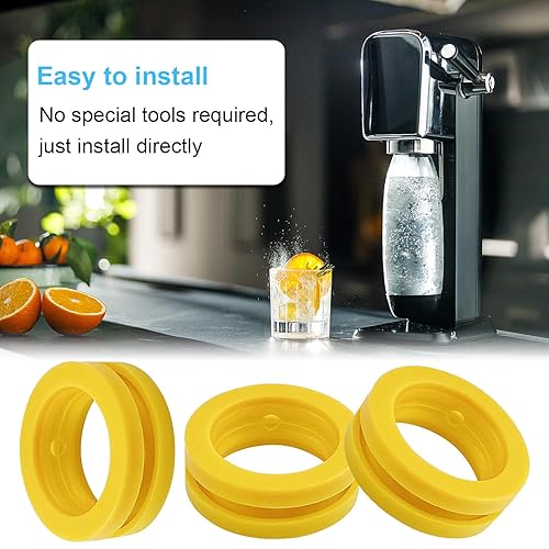 3 Stück Ersatzteile Ersatzdichtung, Dichtung, Dichtungsringdichtung, Ersatzdichtung für DUO、ART Co2 Adapter - Cheap-Us