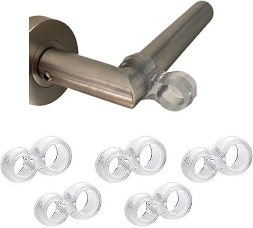 HOPS Türstopper klinke Türklinkenpuffer Türklinken stopper, 5er-10er-15er-20er Set, türgriff stopper, türgriff schutz, türstopper türklinke, türstopper griff, türklinkenpuffer transparent - Cheap-Us