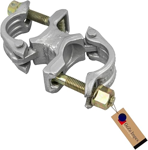 GeZu Impex® Parallelkupplung Distanzkupplung 48 x 48 mm SW 22, Gerüstschelle, Distanzschelle für Gerüstrohre - Cheap-Us