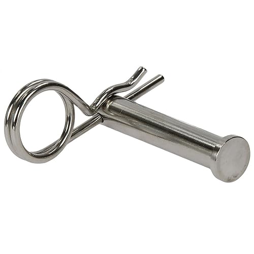 Steckbolzen 8x54 mm - (2 Stück) - Sicherungsbolzen / Splintbolzen / Bolzen - aus Edelstahl A4 | BOOTSTEILE BRAUER® - Cheap-Us