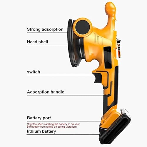 Montolit, Fliesenvibrationswerkzeug, Fliesenleger manuell Fliesenleger - Vibrationsmaschine - automatisches Bodenverlegungswerkzeug - maximale Absorption 200 kg - Bodenfliesen - Cheap-Us