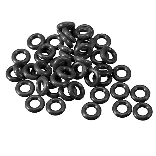 sourcing map 50 Stk Metrische Nitrilkautschuk O-Ringe Dichtung Dichtungsring Dichtungen 8,5mm AD 5,5mm ID 1,5mm Breite - Cheap-Us