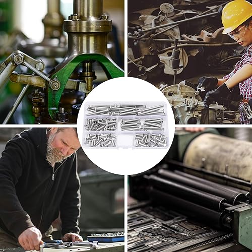 100 Stück M5 Flachkopf Innensechskantschrauben 304 Edelstahl Senkkopf Inbusschrauben, M5 x 12/16/20/35/50mm Sechskantschrauben Flachkopf Sortiment Maschinenschrauben Verschluss - Cheap-Us