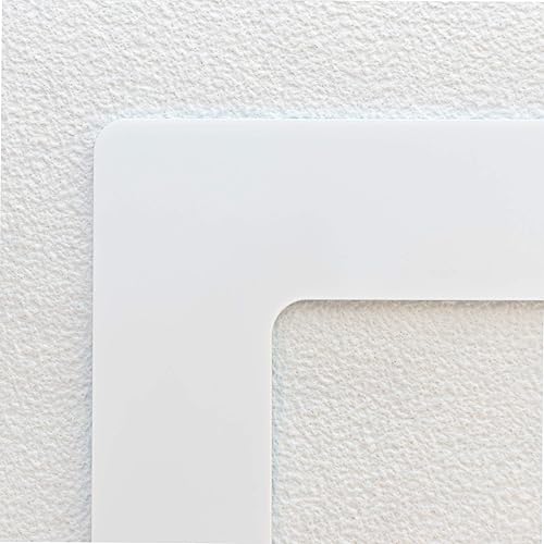 in-outdoorshop Tapetenschutz Tapetenschoner Dekorrahmen Wandschutz Rahmen Blende für Lichtschalter und Steckdose (transparent, 3-fach) - Cheap-Us