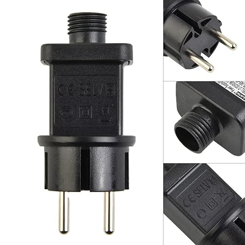 31V LED Lichterketten Netzteil, Transformator Treiber, IP44, max. 3,6 W, Netzteil Adapter für kodierte 2-polige Anschlüsse - Cheap-Us