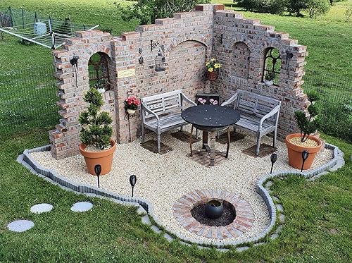 Stallfenster Eisenfenster Scheunenfenster Eisen Fenster 46 x 74cm im Antik-Stil Rost Gartenmauer - Cheap-Us