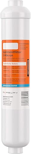 Measury Osmose Filter Set Sedimentfilter/Aktivkohlefilter, Osmoseanlage Filter Umkehrosmose Ersatzfilter - Cheap-Us
