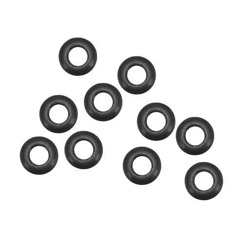sourcing map 10Stk. Fluorkautschuk O-Ringe Dichtung schwarz 9mmx11mmx1mm - Cheap-Us