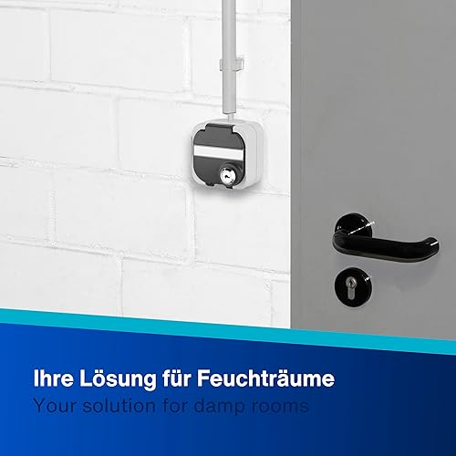 REV AquaTop, Feuchtraumsteckdose, IP44, Steckdose abschliessbar, einpolig, Aufputz, grau - Cheap-Us