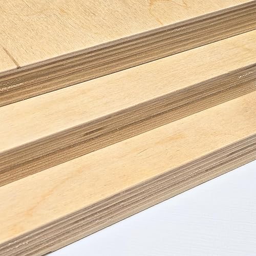 AtHaus Multiplex 18mm | Sperrholz | Multiplexplatten | Holz Platten | Birkensperrholz | Zuschnitte zur Auswahl: 140x50 cm - Cheap-Us