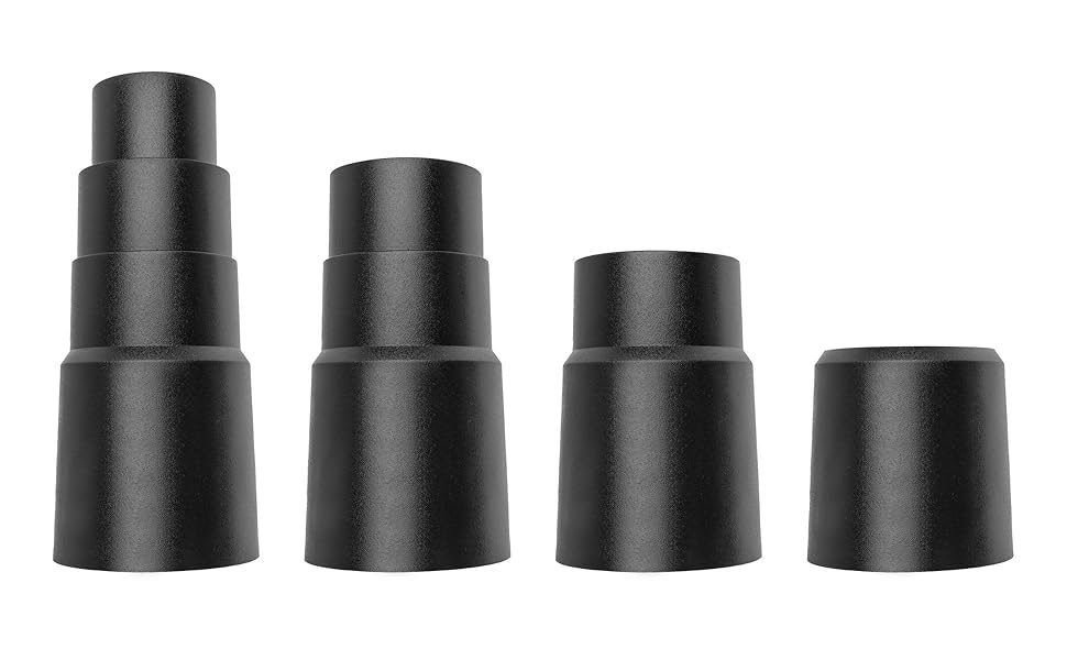 Abschluss Adapter Reduzierstück, 1 Stück, in Schwarz, Härtegrad mittel, 4-stufig