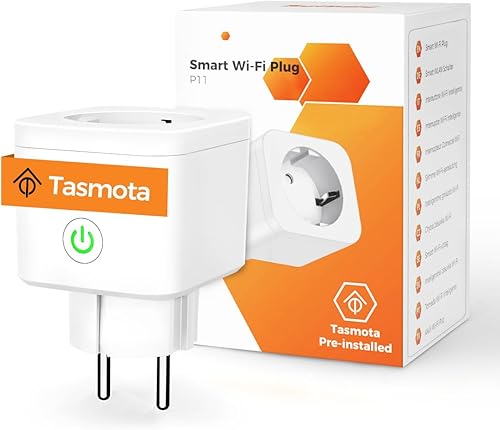 Refoss Tasmota Steckdose WLAN Stromzähler für Balkonkraftwerk Mini ESP8266 Messsteckdose Bidirektionale Messung von Stromverbrauch Stromerzeugung Kompatibel mit Home Assistant ZWAVE ioBroker Type F - Cheap-Us
