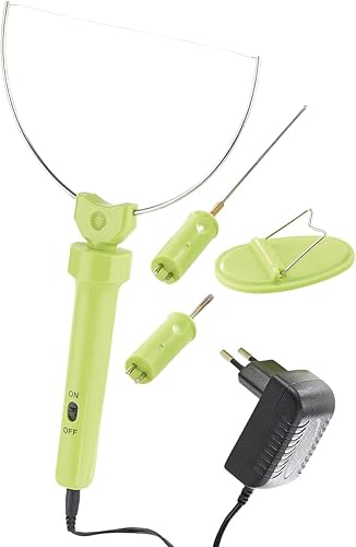 AGT Heißdrahtschneider: Elektrischer Styroporschneider ES-300 mit 3 Wechsel-Aufsätzen (Schaumstoffschneider, Heissschneider, Elektrische Schneider) - Cheap-Us