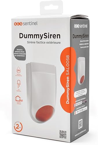 SCS SENTINEL SAL0058 Dummy Alarm Sirene imaginären Box House-Außen Haus Sirenenalarm fiktiv Sirene-SAL0058, Orange, 6,8 cm - Cheap-Us