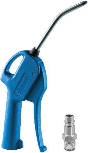 AUPROTEC Druckluft Ausblaspistole, mit geräuscharmer Düse, Sicherheits Druckluftpistole mit Stecker - Cheap-Us