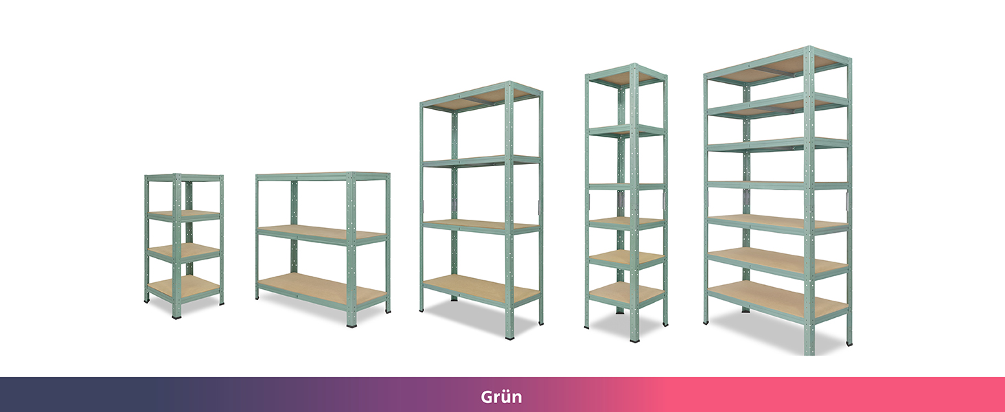 shelfplaza, HOME Steckregale, Lagerregal, Regal ohne Schrauben