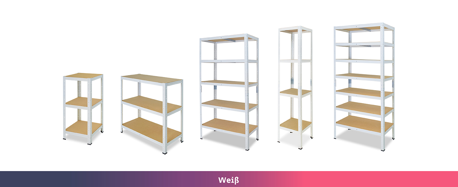 shelfplaza, HOME Steckregale, Lagerregal, Regal ohne Schrauben