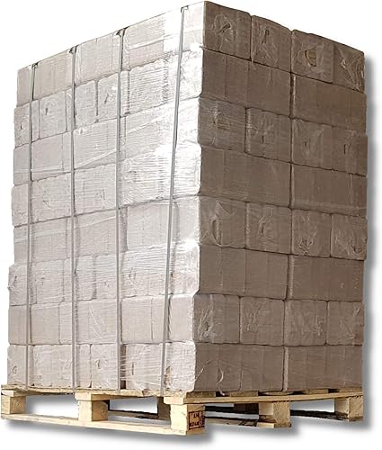 500 kg Holzbriketts RUF Hartholz Briketts Kamin Ofen Brikett Brennholz Heizbrikett aus Buche&/oder| Eiche | Esche | Hainbuche | Birke je nach Verfügbarkeit 50 x 10kg / 500kg Palette RUF Brikett Eckig - Cheap-Us