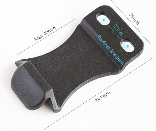 HemeraPhit 2er-Pack Gürtelclip-Outdoor-Schlaufen mit Befestigungsmaterial für Holster, Magazintaschen, Scheidenwerkzeuge - Cheap-Us