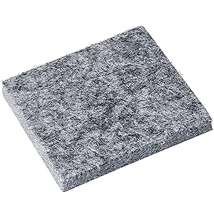 Filzgleiter Grau Quadrat