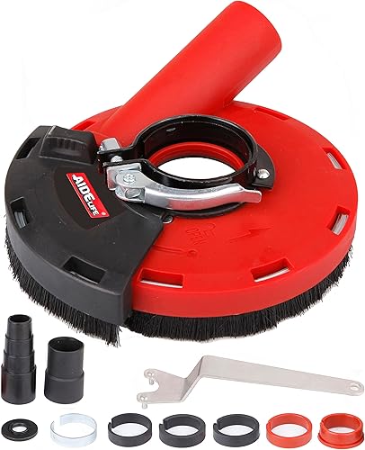 Aidelife Absaughaube für Winkelschleifer 115/125mm + Diamantschleiftopf 125mm x 22,2 mm für Beton - Cheap-Us