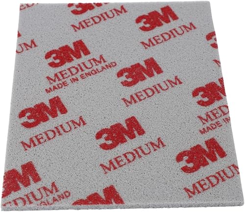 3M Soft Pads, 5 Stück, Schleifschwamm, Schleifpad, Schleifen und Polieren, Nass- oder Trockenschliff, Schaumstoff-Pads,waschbar und wiederverwendbar, Körnung: Medium,Fein,Superfein,Ultrafein,Mikrofein - Cheap-Us
