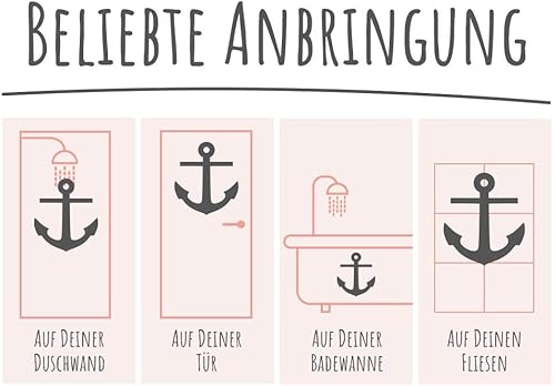 GRAZDesign Wandtattoo Bad Wellnessoase, Wandaufkleber Badezimmer Wand Aufkleber - 97x40cm / 070 schwarz - Cheap-Us