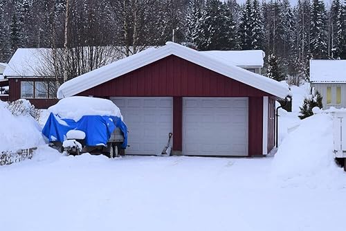 Mivos Universelle Abdeckplane/Wasserdicht Gewebeplane für Gartenmöbel, Holz/Schimmelresistent Schutzplane/Gartenplane mit Aluminiumösen - Cheap-Us