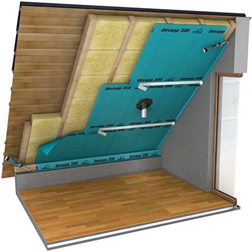 PE125 Dampfsperrfolie 4m x 12,5m - PE Folie Dampfsperre Dach Innen - Dampfsperre zur Dämmung - Dampfsperrfolien zur Dachisolierung - Dach Dampfsperre Folie – Dampfsperren - Cheap-Us