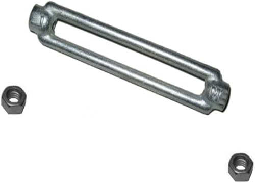 5 Stück - Spannschloss M10 + Kontermuttern links + rechts - Cheap-Us