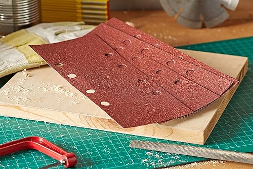 Bosch Accessories Bosch Professional Schleifblatt für Schwingschleifer Holz und Farbe Expert for Wood and Paint (10 Stück, Körnung 80, C430) - Cheap-Us