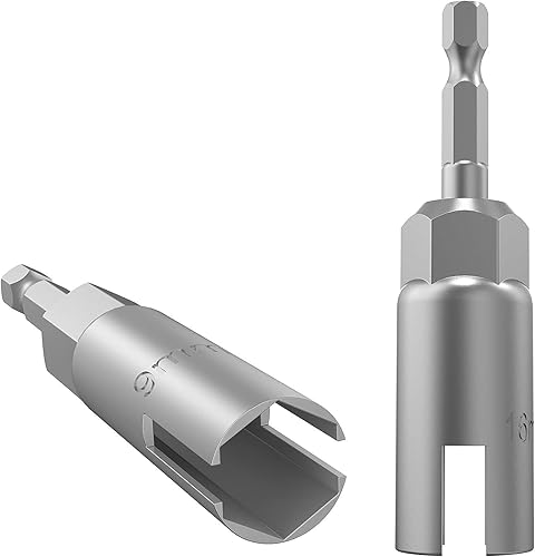 3 Stück 1/4 Zoll Sechskantschaft, Flügelmuttern-Schraubendreher-Set, flache Flügelmutter, Bohrer-Steckschlüssel-Werkzeugsatz, Plattenmutter-Bohrer, Schraube, C-förmige Hakenschraube - Cheap-Us