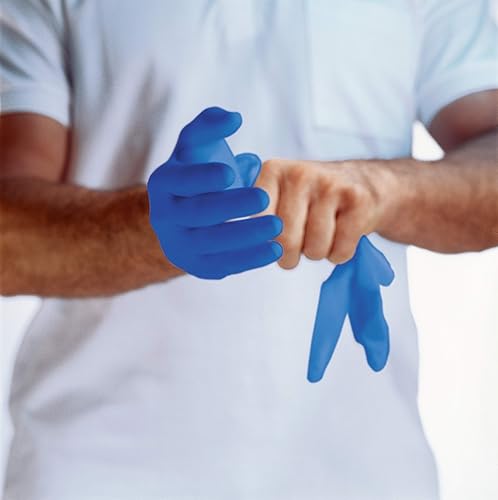 Uvex U-Fit Lite Einweghandschuhe - 50 Paar Einmalhandschuhe - Blau - 09/L - Cheap-Us