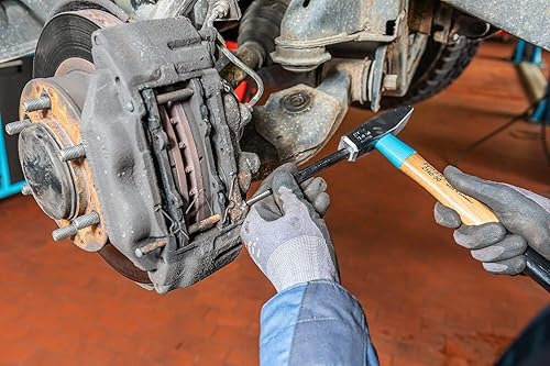 HAZET Splinttreiber Satz 751/6-1 I 6-teiliges Set I mit Kunststoffständer I passendes Set zum Ein- oder Austreiben von Nieten und anderen Verbindungselementen I Platzsparende Aufbewahrung - Cheap-Us