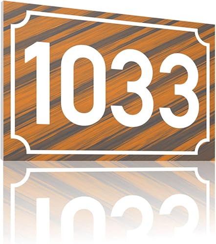 SCHILDER HIMMEL 2mm starke Metall Hausnummer Schilder nichtrostend und wetterfest | Straßen Namen Schild, Adressschild, hier Größe 42 x 30 cm in vielen verschiedenen Designs erhältlich - Cheap-Us