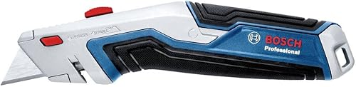 Bosch Professional Universal-Teppichmesser mit ausziehbarer Klinge und Klingenfach im Griff (inkl. 3x Trapezklingen) - Cheap-Us