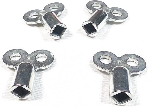 RV-Parts 4X Entlüftungsschlüssel Universal alle Heizkörper Schlüssel zum Entlüften Lüften Aller Heizungen Radiator Key Entlüfter Heizung - Cheap-Us