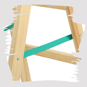 KADAX Holzleiter, Bockleiter bis 150 kg, klappbare Malerleiter, Doppelstufenleiter