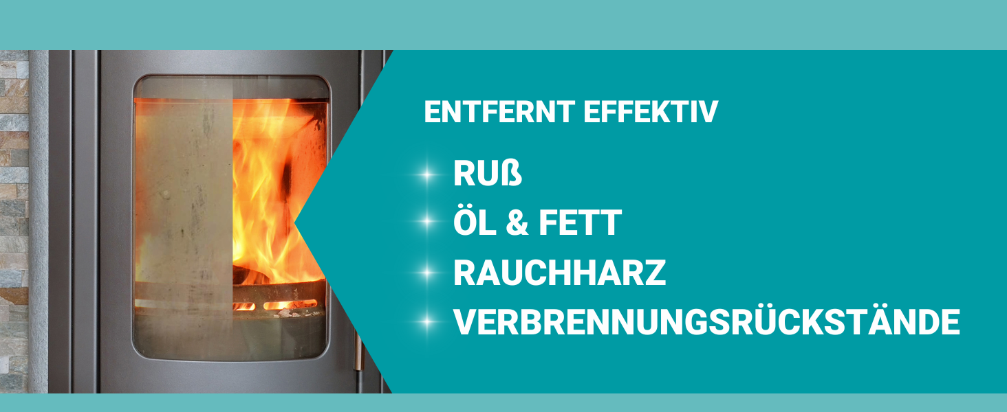 HOTREGA Kaminscheibenreiniger Aktivschaum 300ml