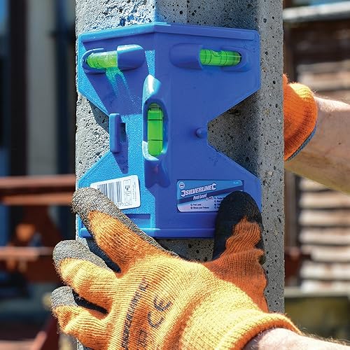 Silverline SL05 Pfosten-Wasserwaage, 140x100 mm - Cheap-Us