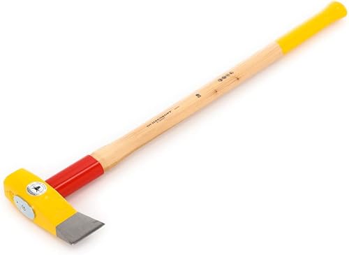OCHSENKOPF Profi-Spalthammer Big Ox, Mit Rotband-Plus Stielbefestigung, Langlebiger Stiel aus Hickoryholz, Gelb, 4,2 kg - Cheap-Us