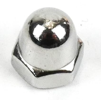 DAUMLINK® Hutmutter, hohe Form DIN 1587, Material Edelstahl V2A (25 Stück) (sim. UNI 5721) für die Schraubenoptik und gegen Verletzung, Verschmutzung und Beschädigung (M8) - Cheap-Us