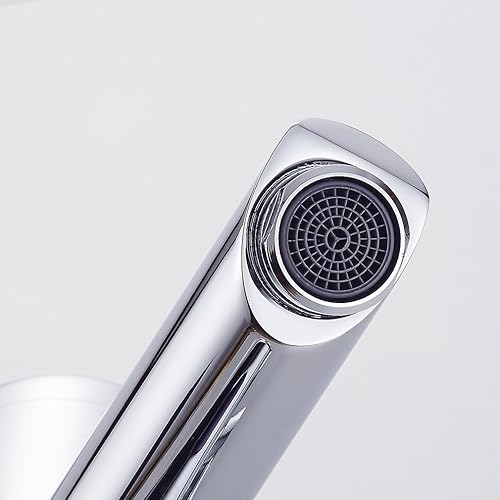 Auralum Automatischer Sensor Wasserhahn Infrarot badarmaturen waschtischarmatur Mischbatterie 18,2cm hoch - Cheap-Us