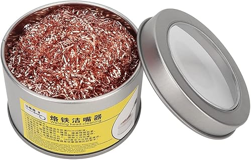 2 Stück Lötkolben Lötspitze Reiniger Lötspitze Reinigungsdraht Lötspitze Reinigungskugel und Sockel Kupferdraht Reinigungskugel Kupfer(Kupfer) - Cheap-Us