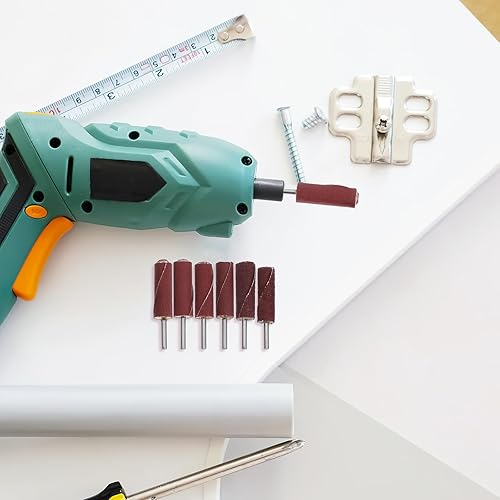 iplusmile Handgeführte Gummi-Schleiftrommel, 7 Stück Schleiftrommeln Schleifaufsätze Schleifhülsen Schleifstäbe Zubehör - Cheap-Us