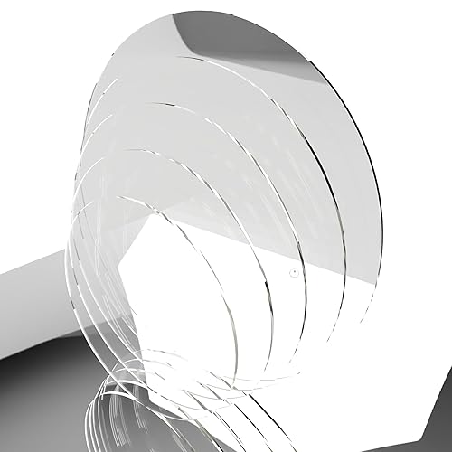 Acrylglas zuschnitt nach mass platte rund platten politur plexi platten 2-5mm Transparent Glasklar Materialstärke und Größe Wählbar (1, Dicke 5mm) - Cheap-Us